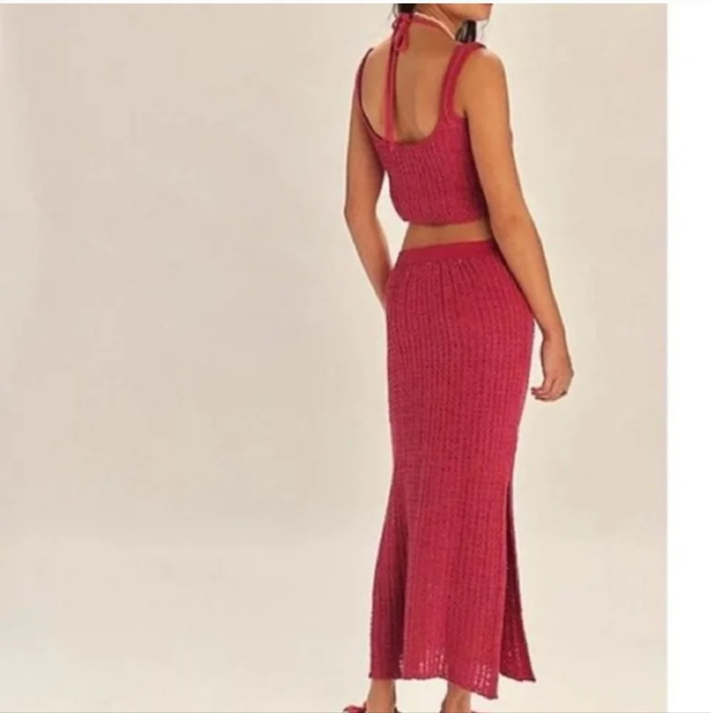 Free People Beach Havana Sweater/‎ Crochet Set